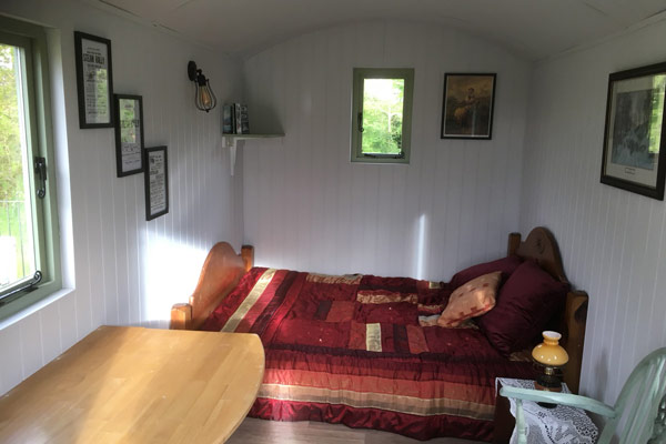 Shepherd's Hut Interior